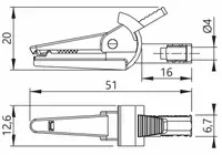 PJP 5002-IEC-D4 Dimensions